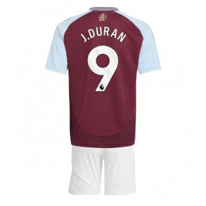 Aston Villa Jhon Duran #9 Domaci Dres za Dječji 2024-25 Kratak Rukavima (+ kratke hlače)